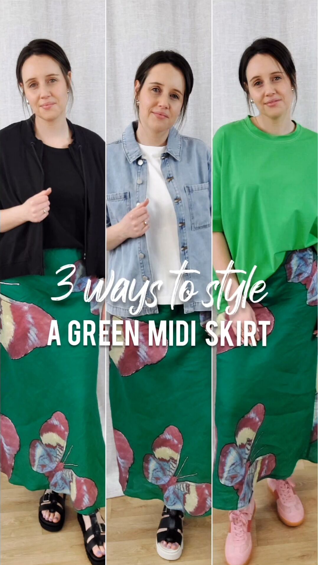 Curate Midi Skirt 3 ways